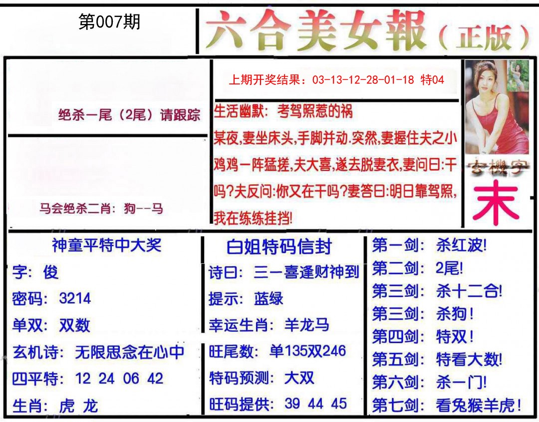 007期美女报[图]