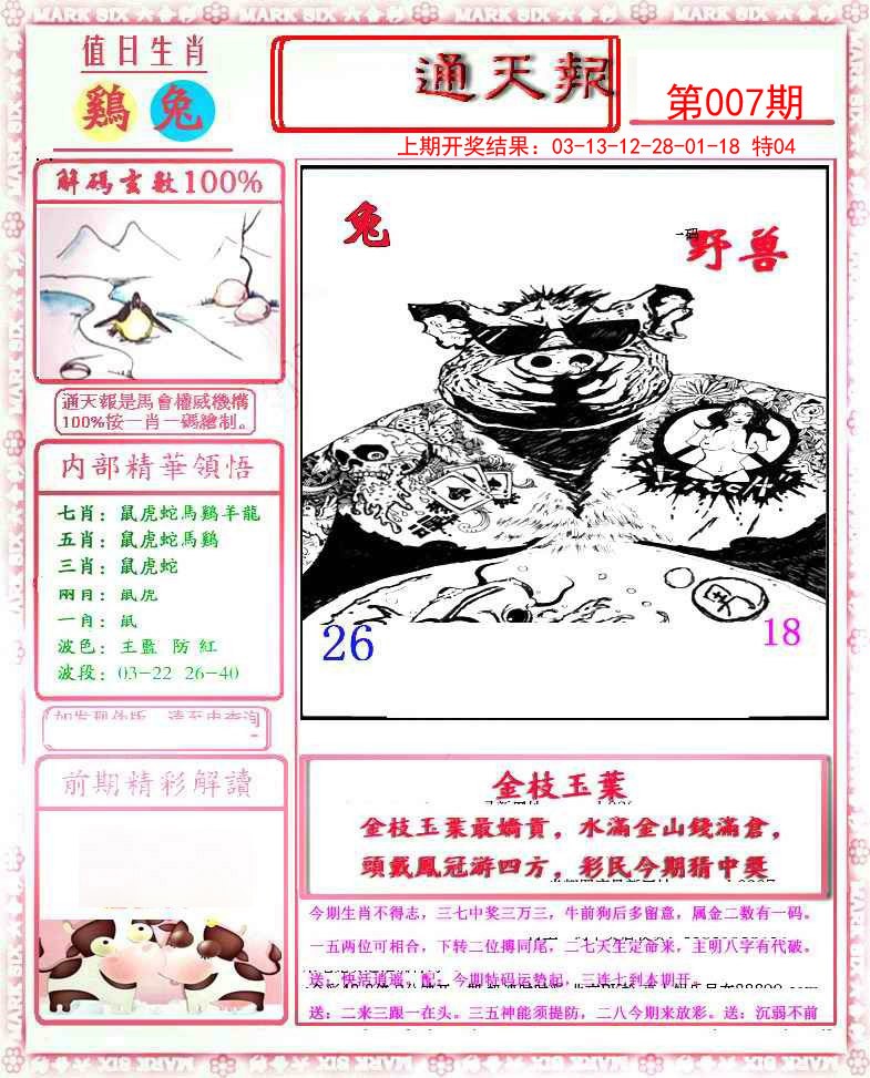 007期小喜通天报[图]