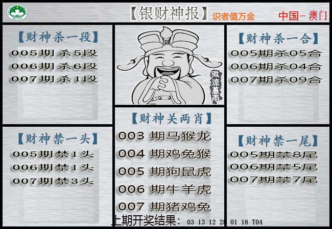 007期银财神[图]