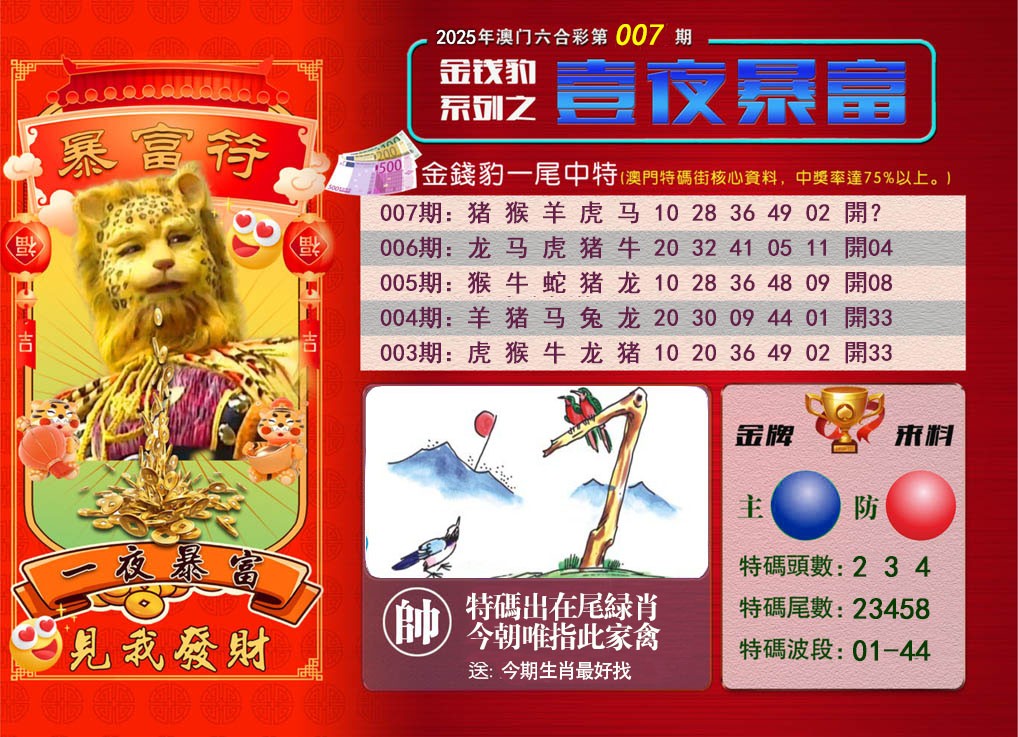 007期一夜暴富[图]