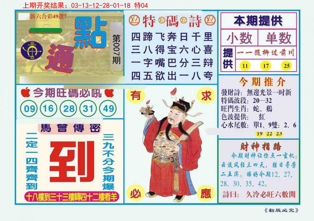 007期一点通[图]