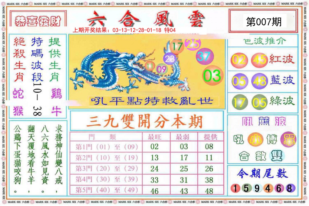 007期六合风云《另版》[图]