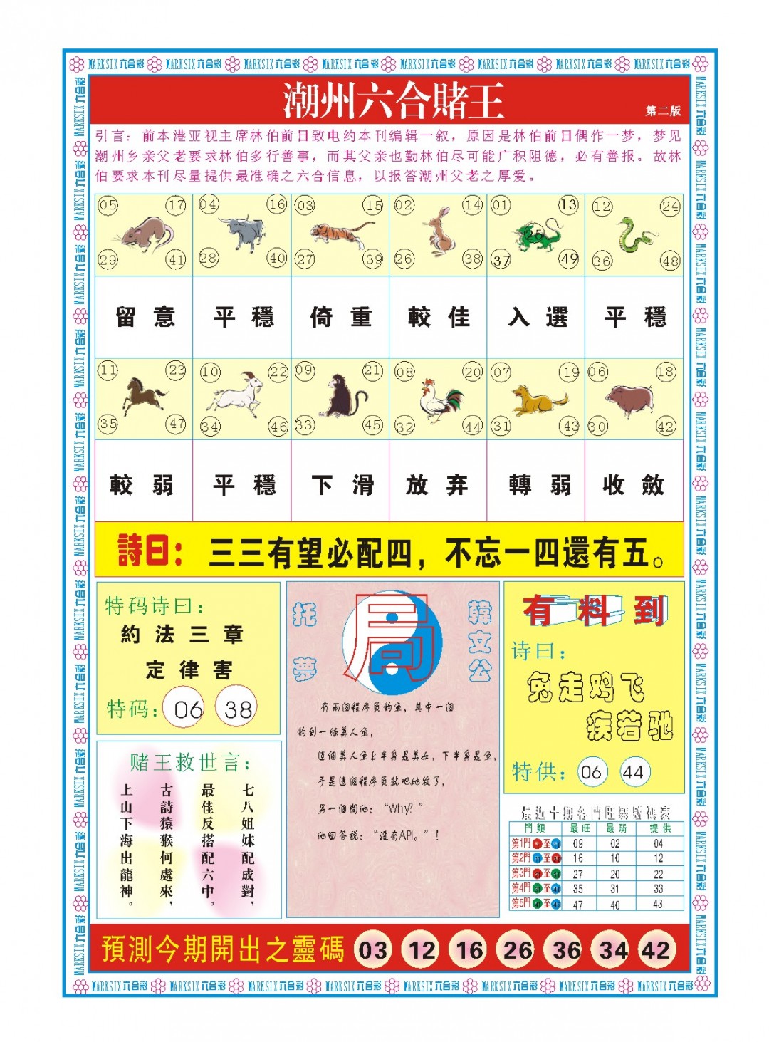 008期潮州六合赌王B[图]