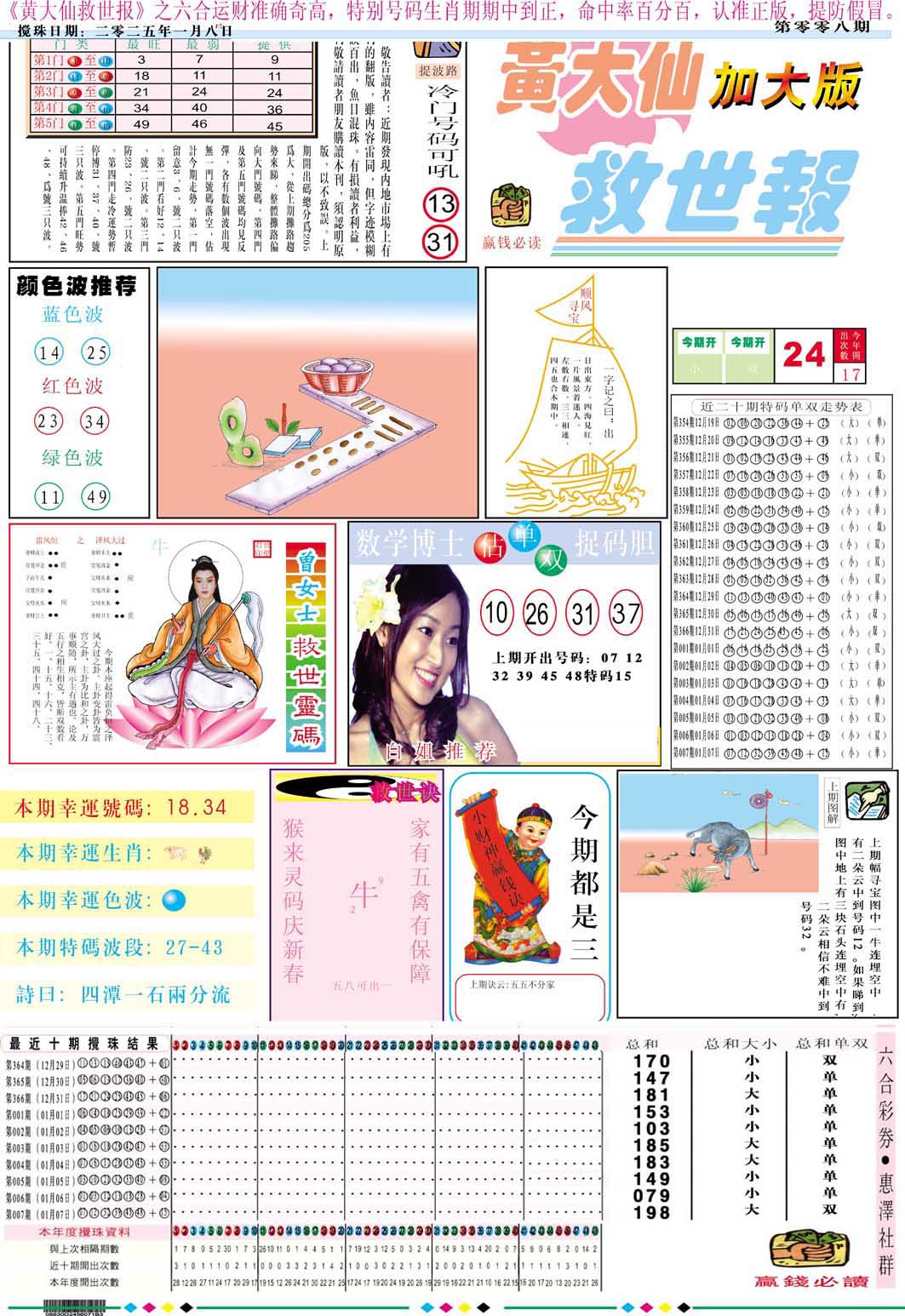 008期黄大仙救世A加大版[图]