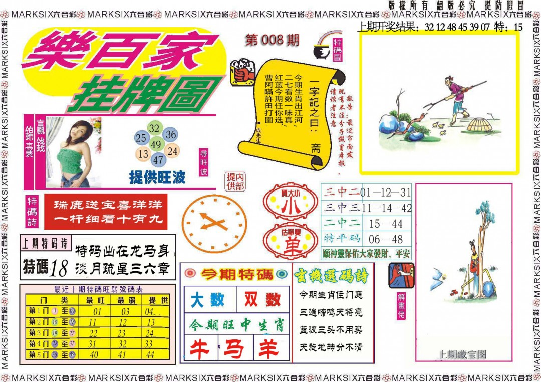 008期乐百家挂牌图[图]