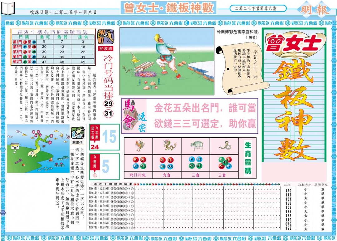 008期曾女士铁板神数A[图]