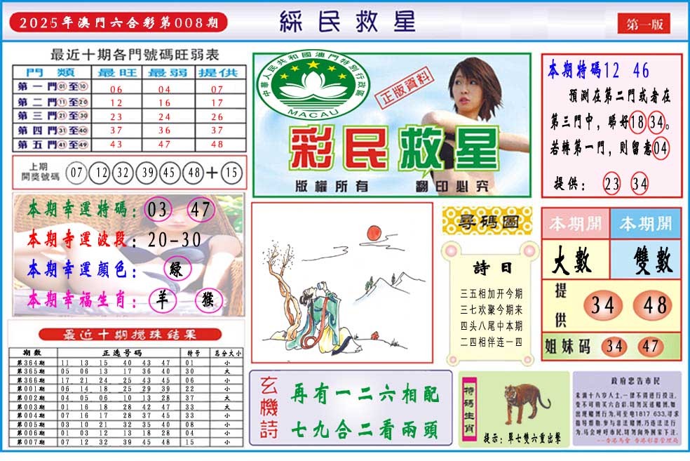 008期彩民救星A[图]