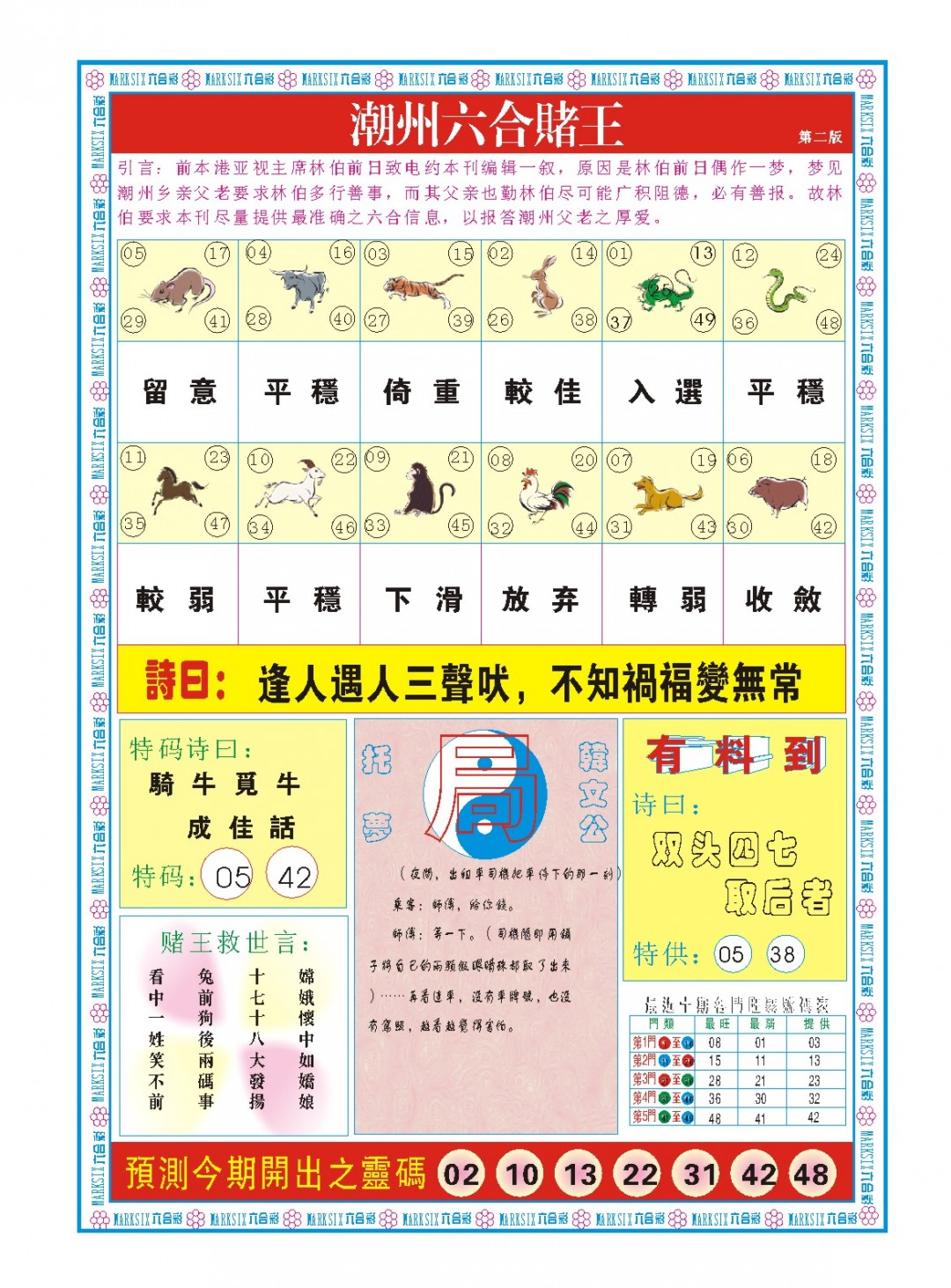 009期潮州六合赌王B[图]