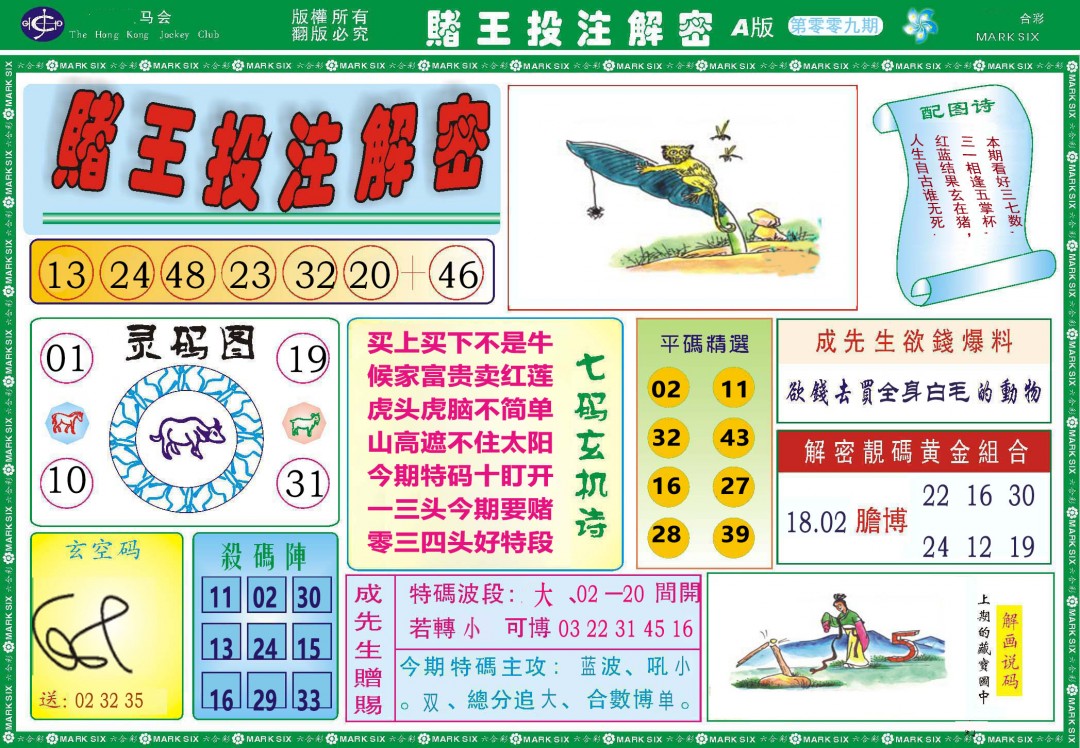 009期赌王投注解密[图]