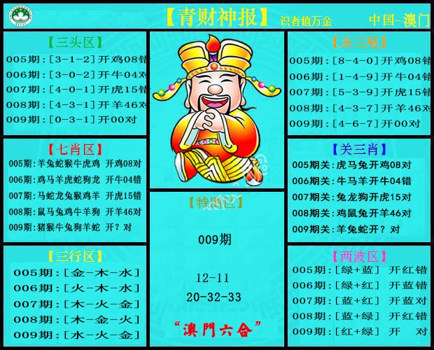 009期青财神[图]