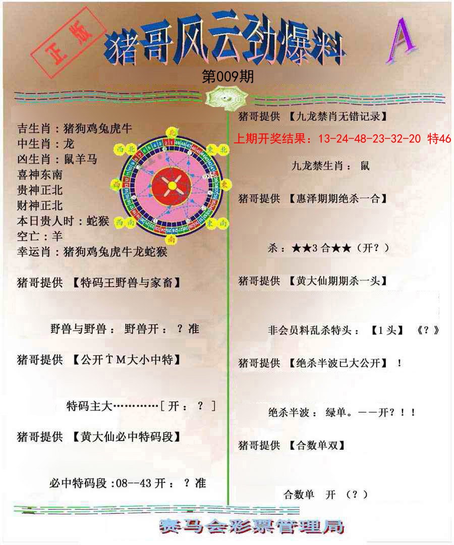 009期猪哥风云劲爆料A[图]