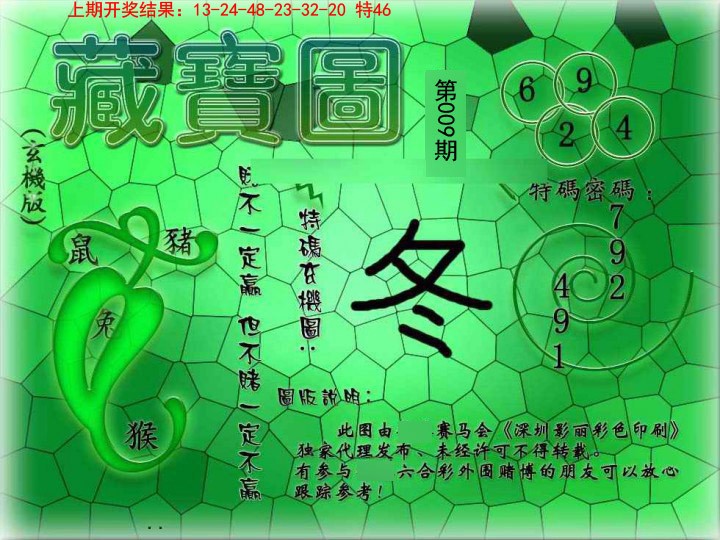 009期九龍玄机报[图]