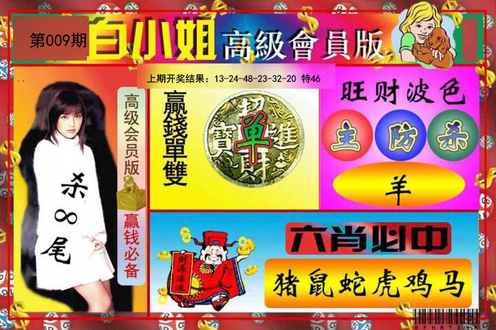 009期白小姐高级会员版[图]