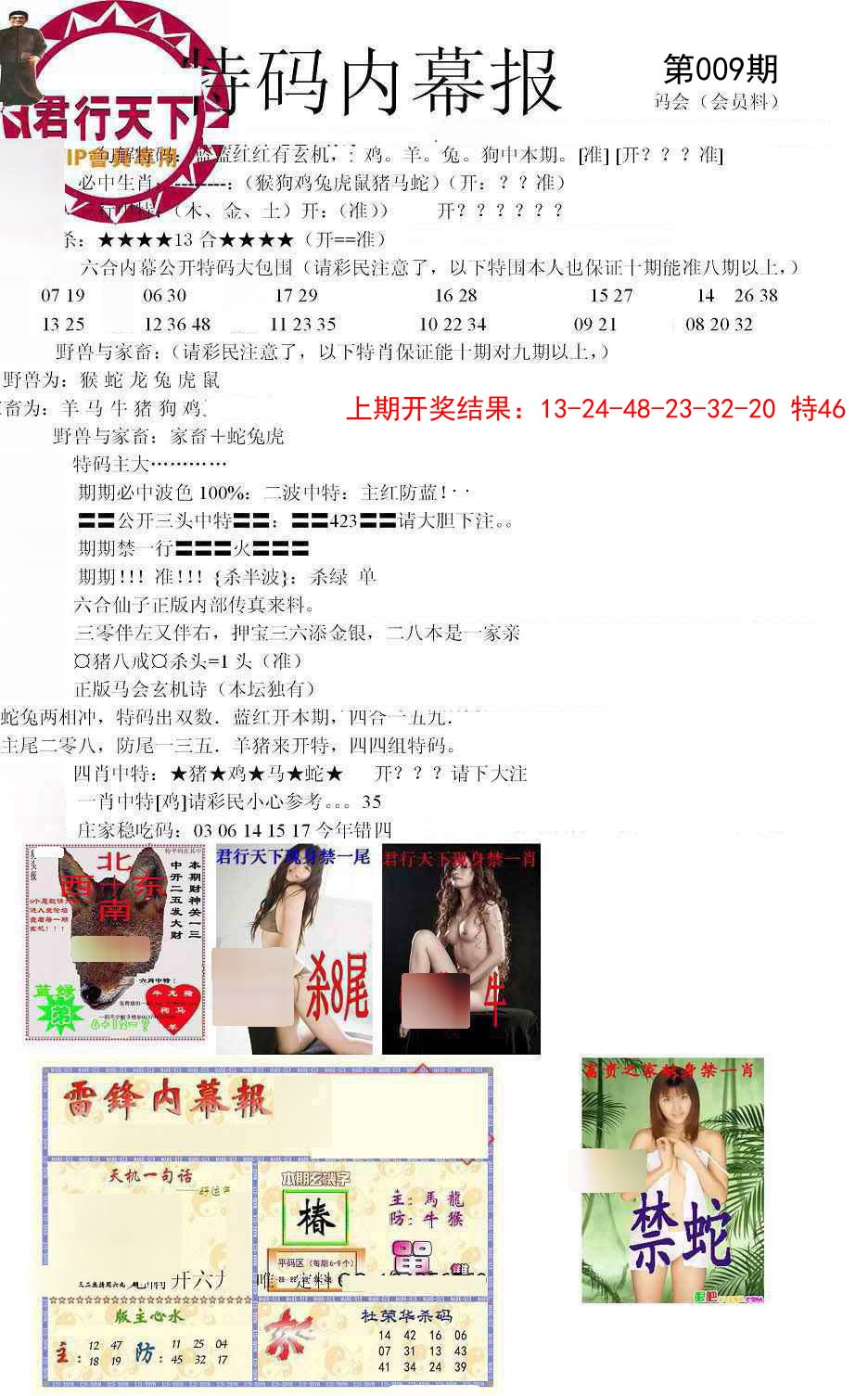 009期特码内幕报[图]