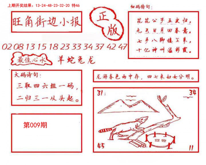 009期旺角街边小报[图]