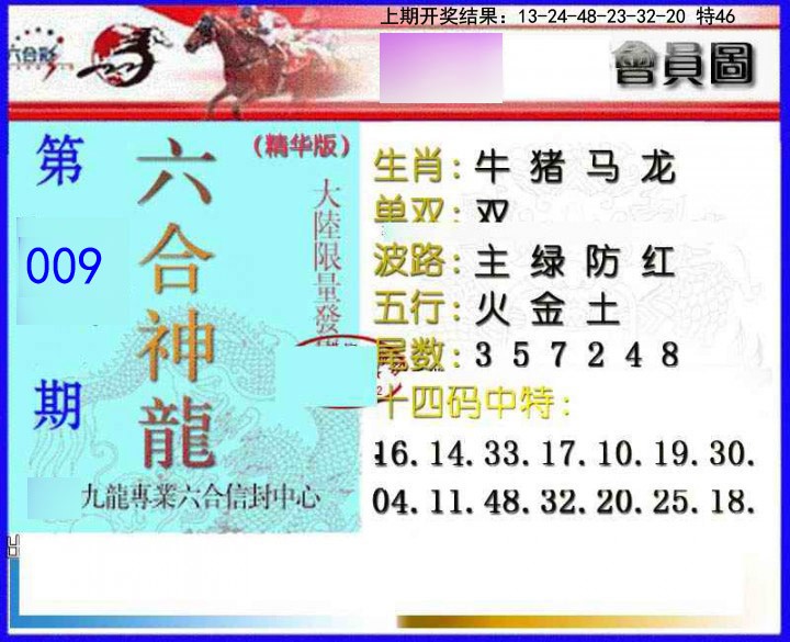 009期六合神龙[图]