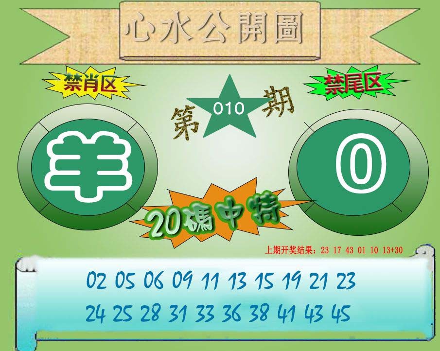 010期心水公开图[图]