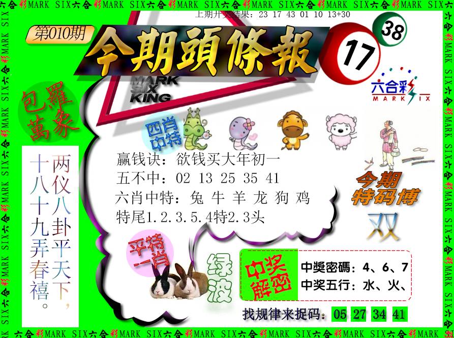 010期今期头条报[图]