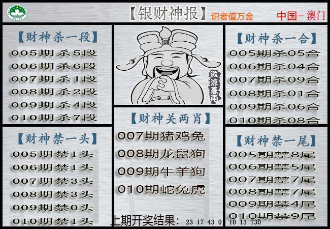 010期银财神[图]
