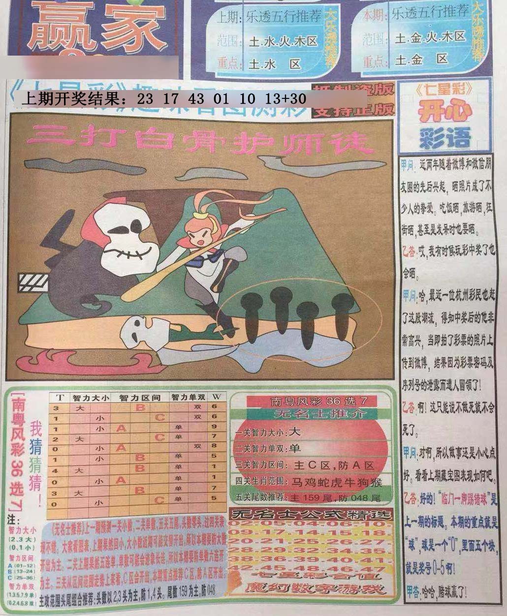 010期七星彩图(高清)[图]