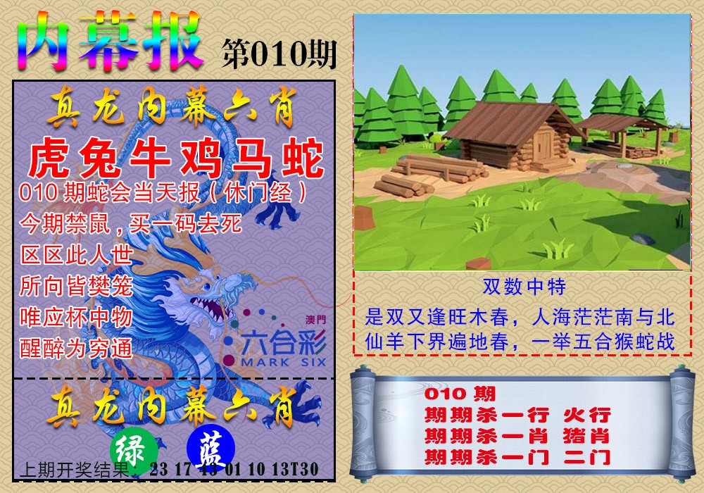010期真龙内幕报[图]
