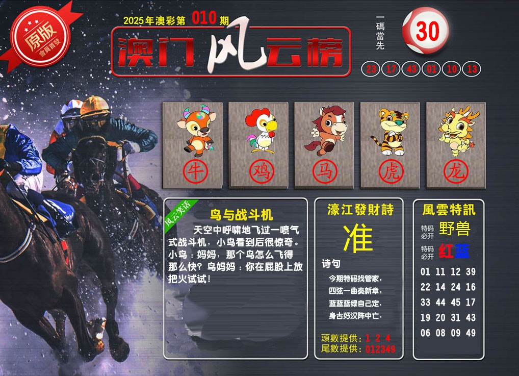 010期澳门风云榜[图]