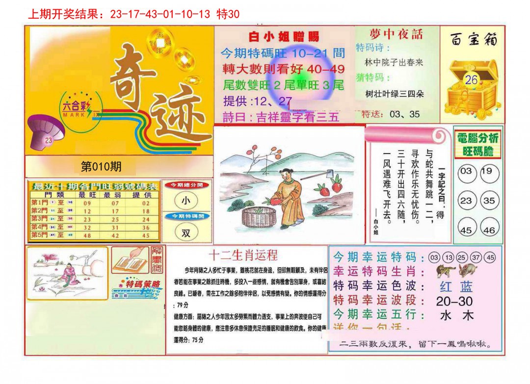 010期九龍奇迹A(推荐)[图]