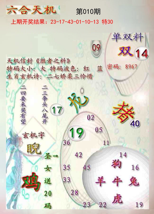 010期天机报[图]