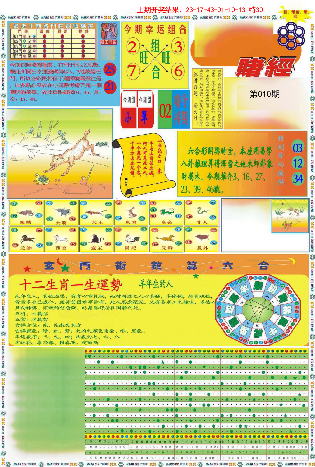 010期九龍赌经A(推荐)[图]