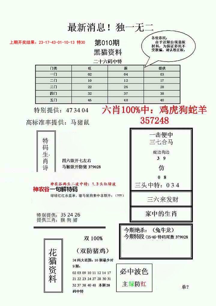 010期独一无二(正)[图]