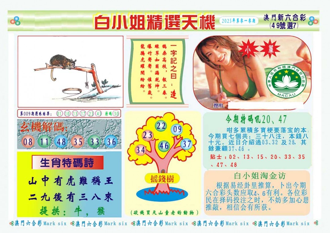 010期白小姐精选玄机A[图]