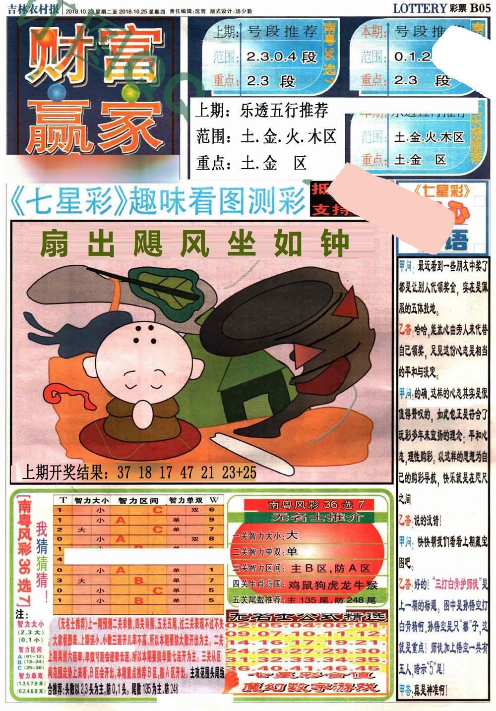 011期七星彩图(高清)[图]