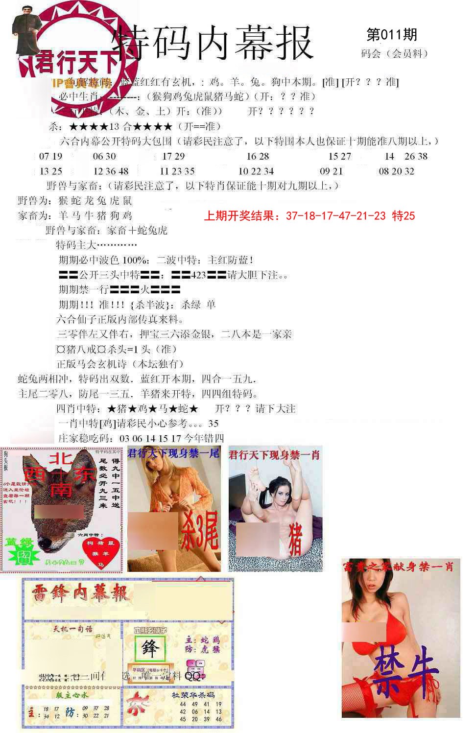 011期特码内幕报[图]