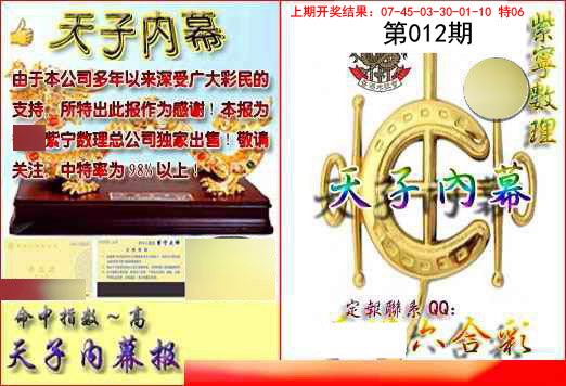 012期天子内幕报B[图]