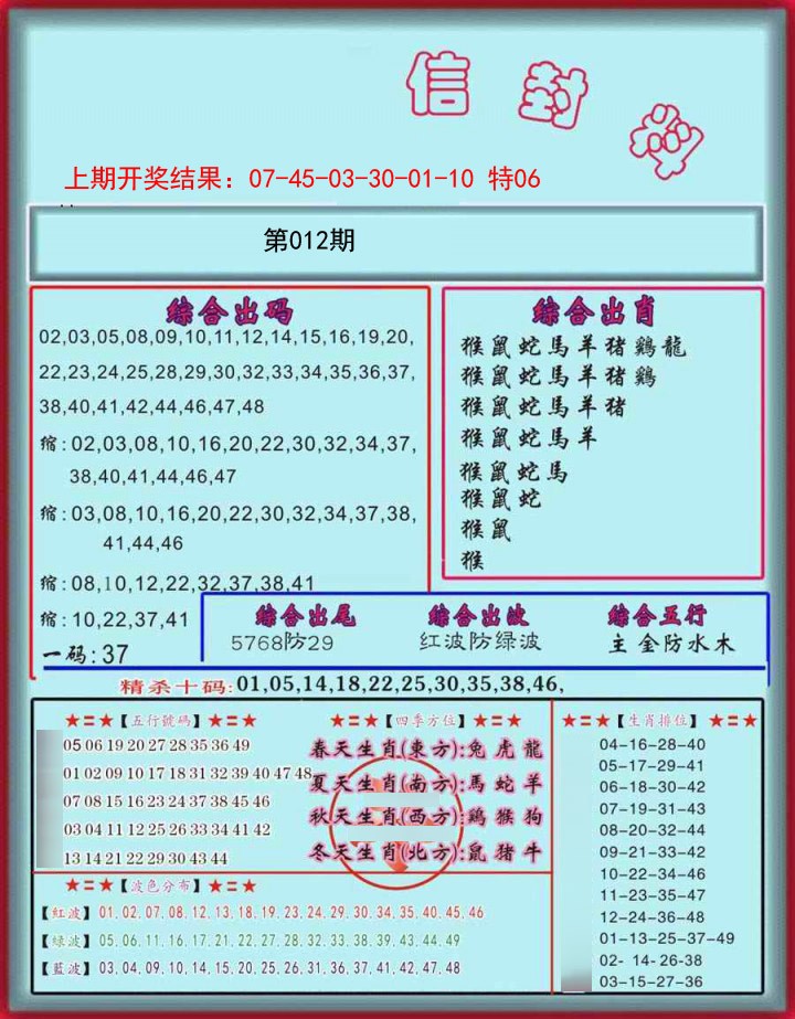 012期信封料[图]