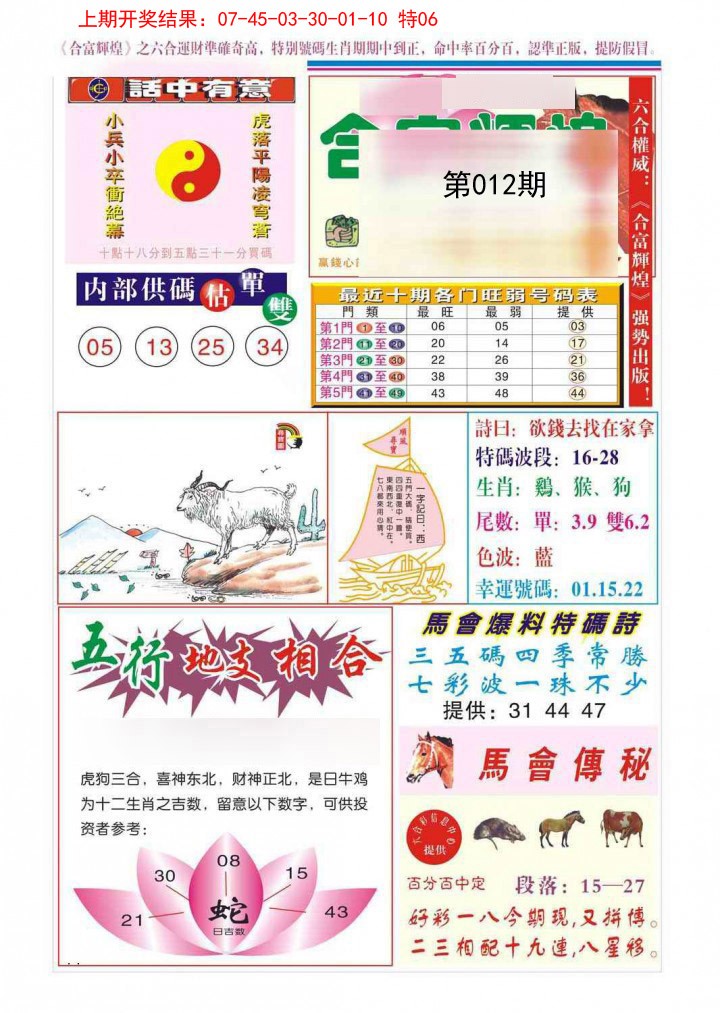 012期合富辉煌[图]