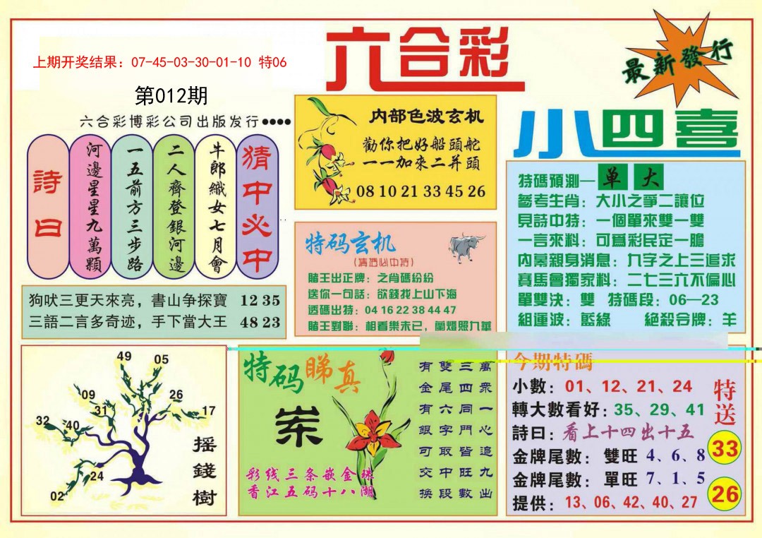 012期小四喜[图]