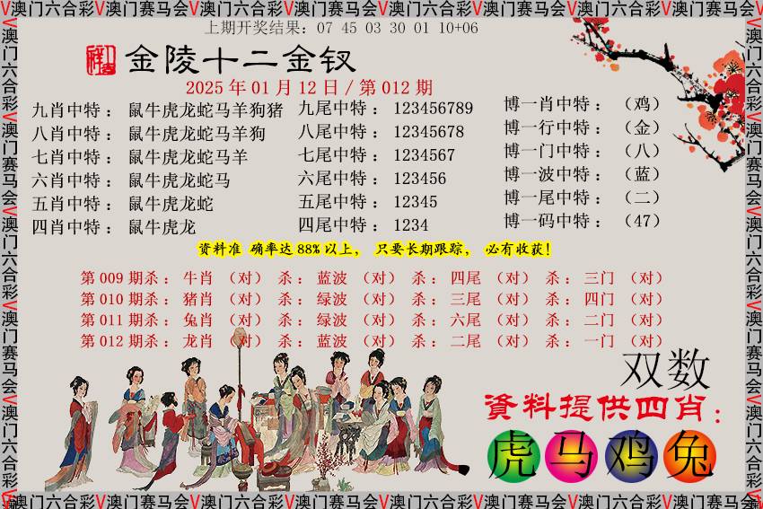 012期金陵十二金钗[图]