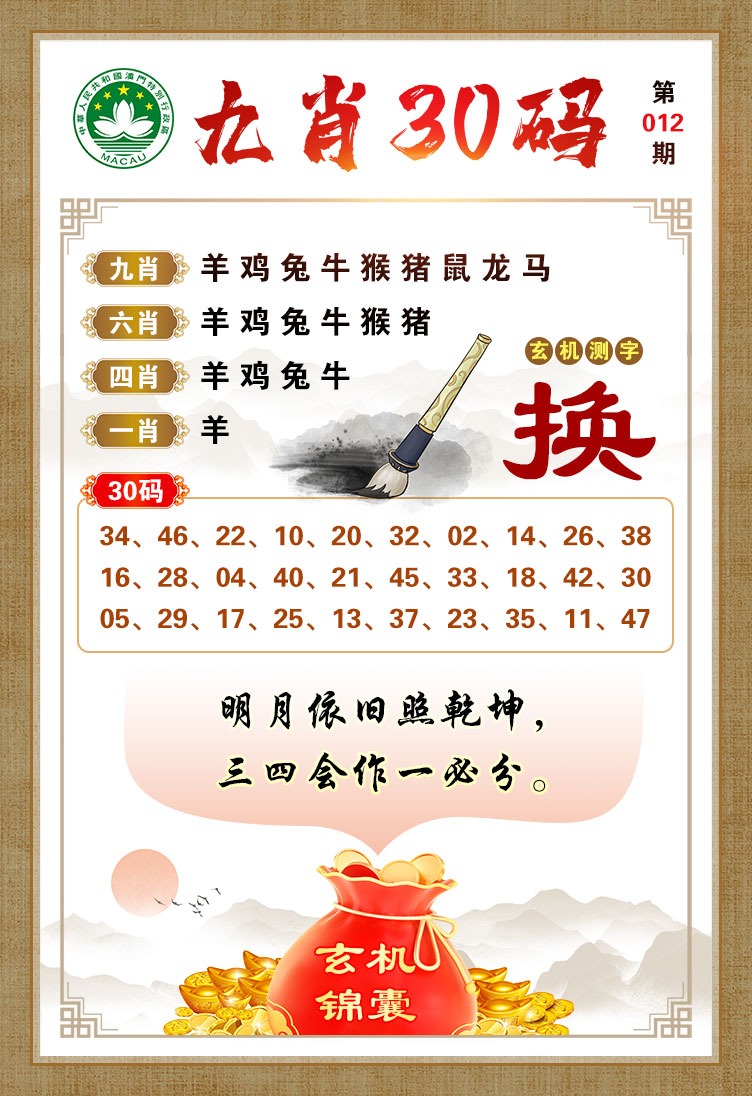 012期九肖30码[图]