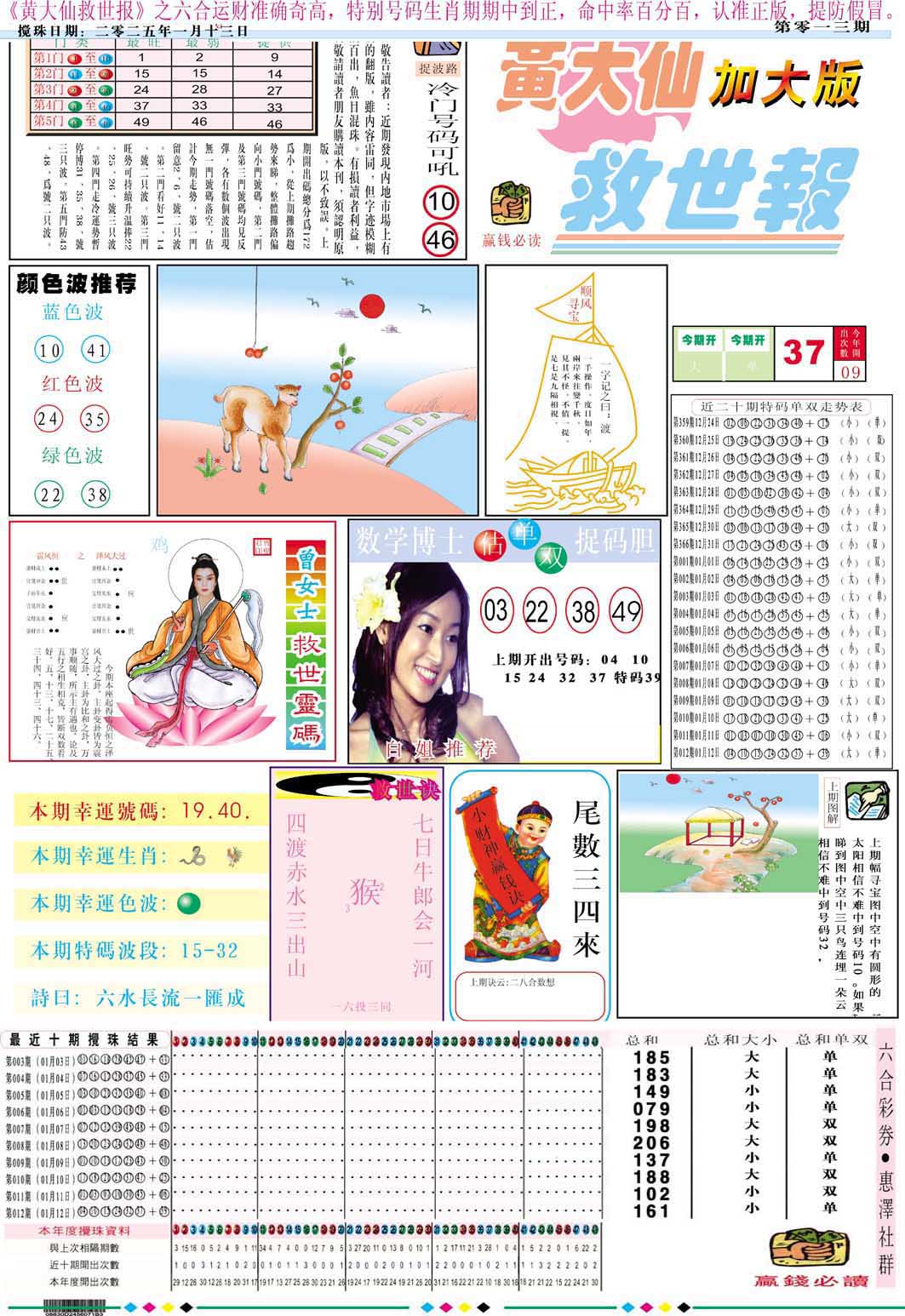 013期黄大仙救世A加大版[图]