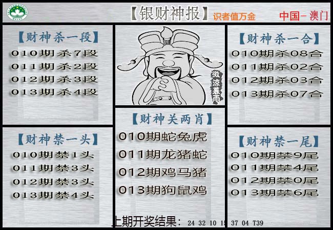 013期银财神[图]
