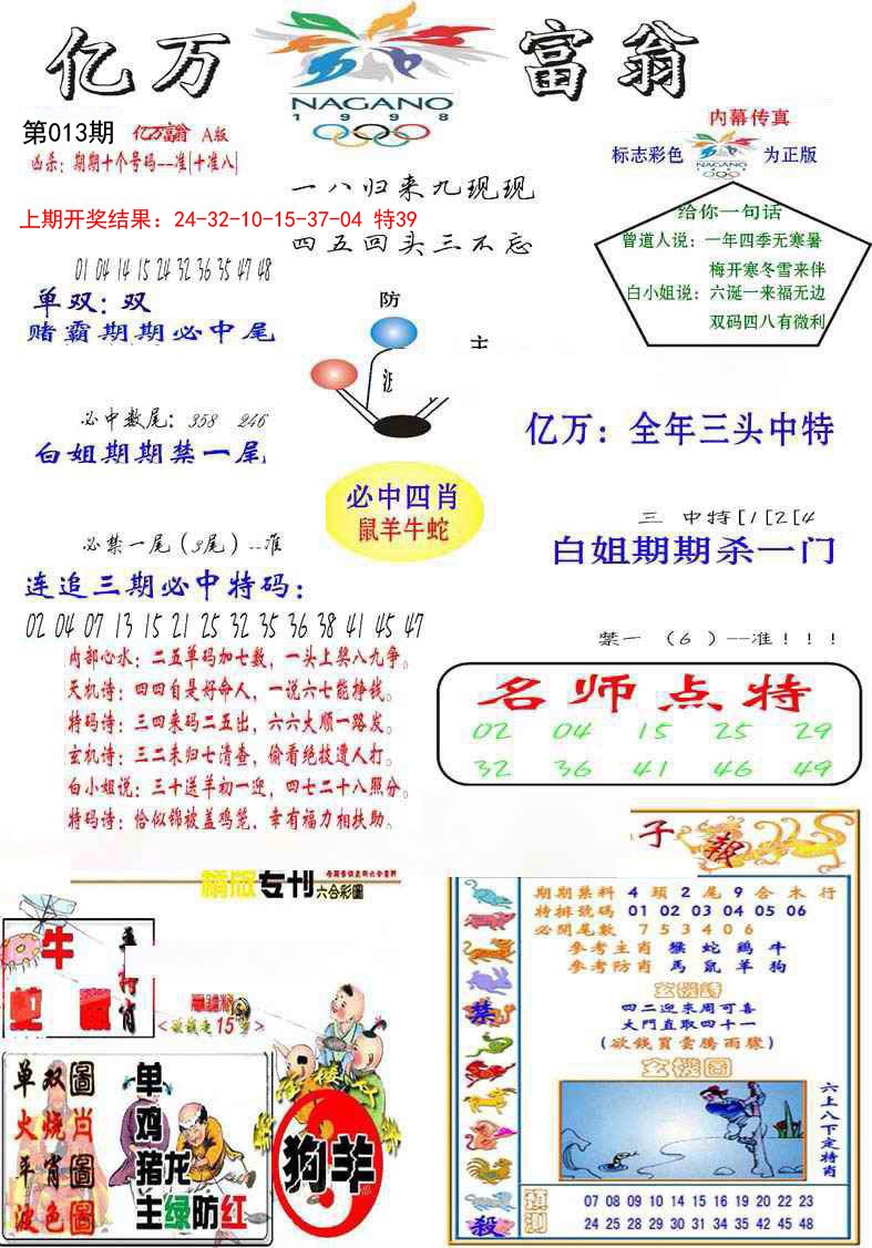 013期亿万富翁A[图]