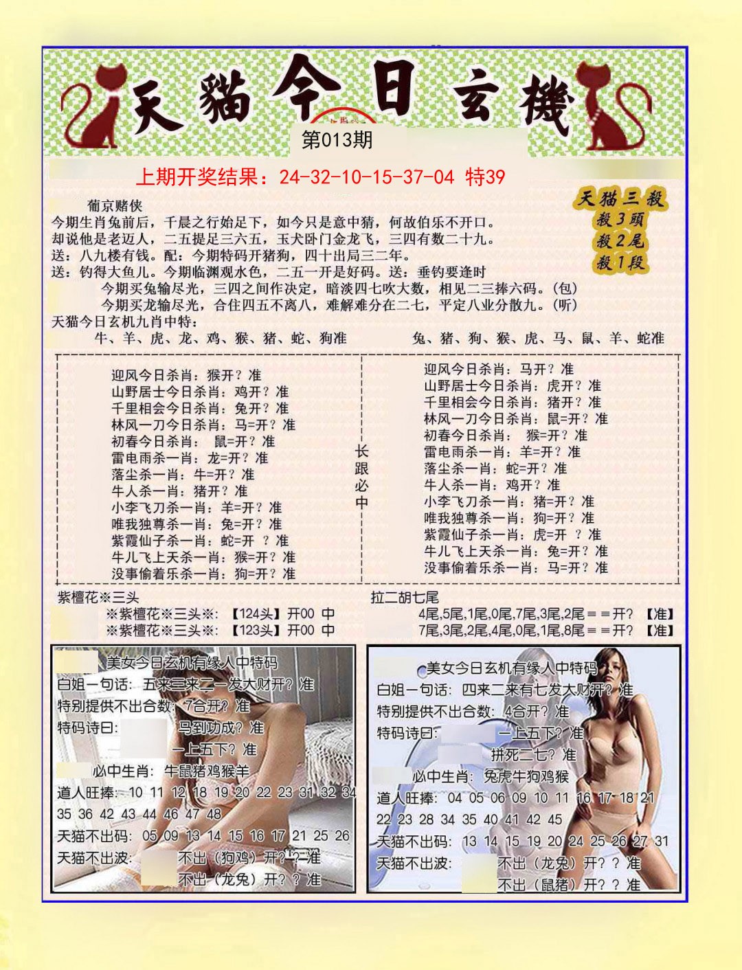 013期今日玄机图B[图]