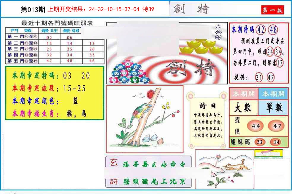 013期九龍创特A(推荐)[图]