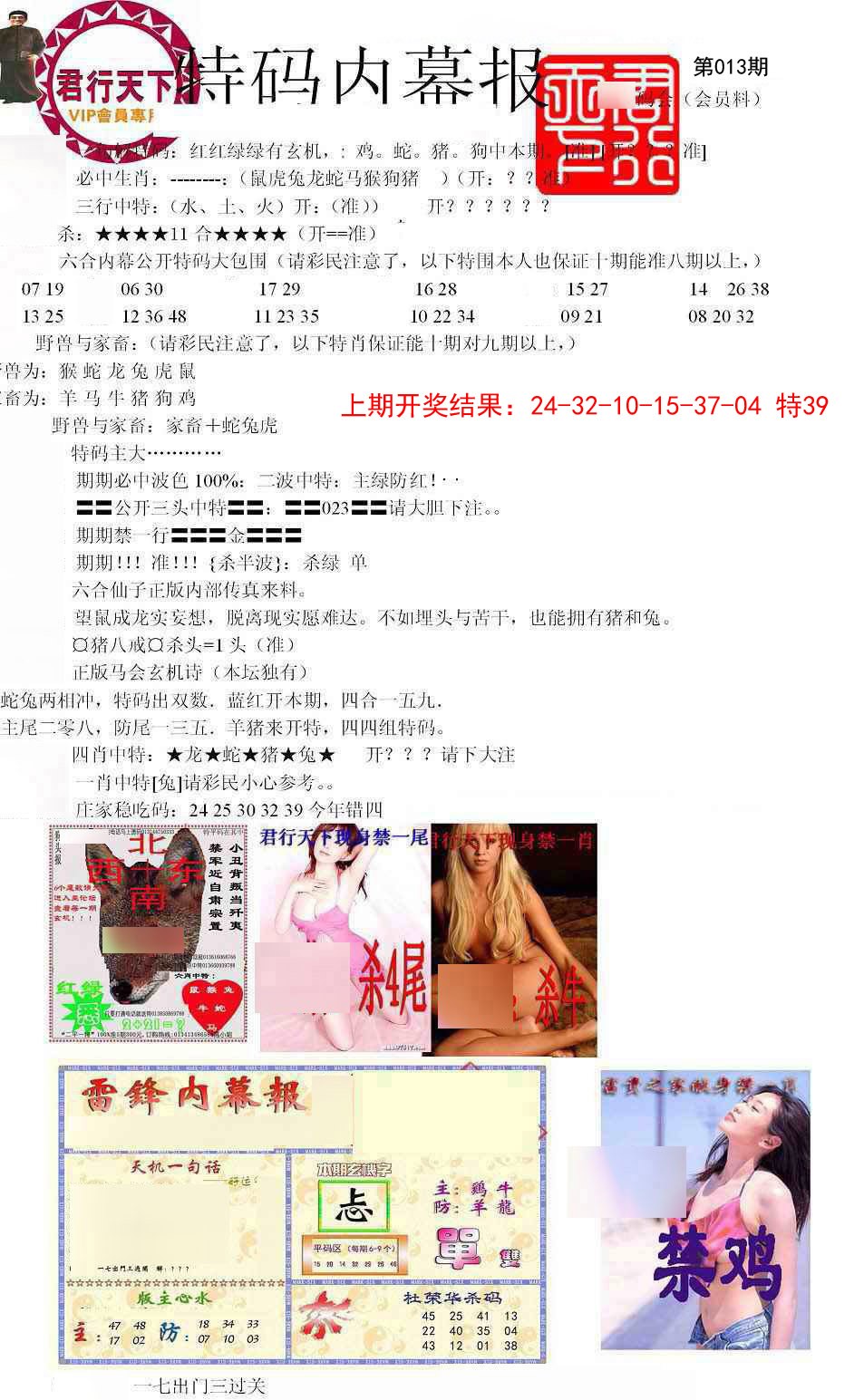 013期特码内幕报[图]