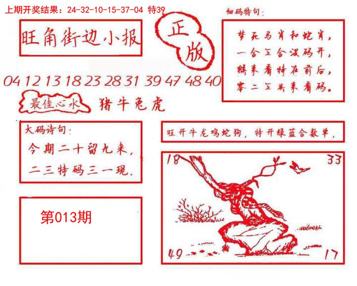 013期旺角街边小报[图]