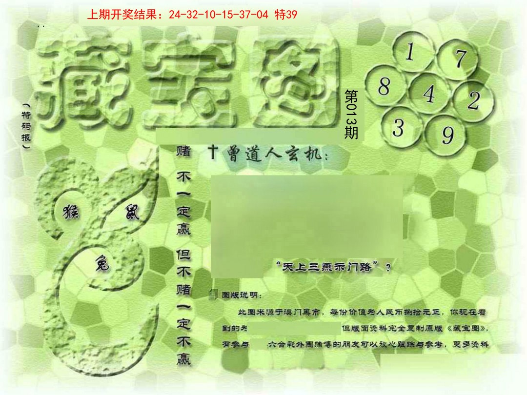 013期假新藏宝图[图]
