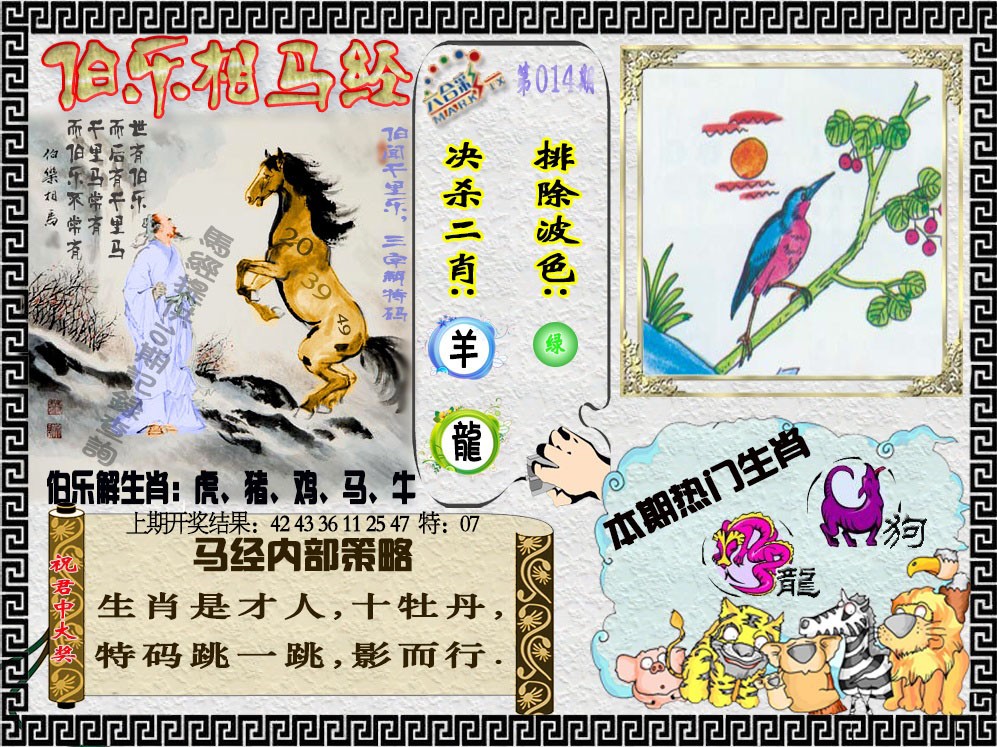 014期伯乐相马经[图]