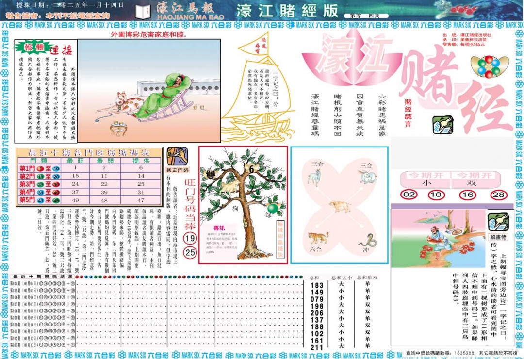 014期濠江赌经A[图]