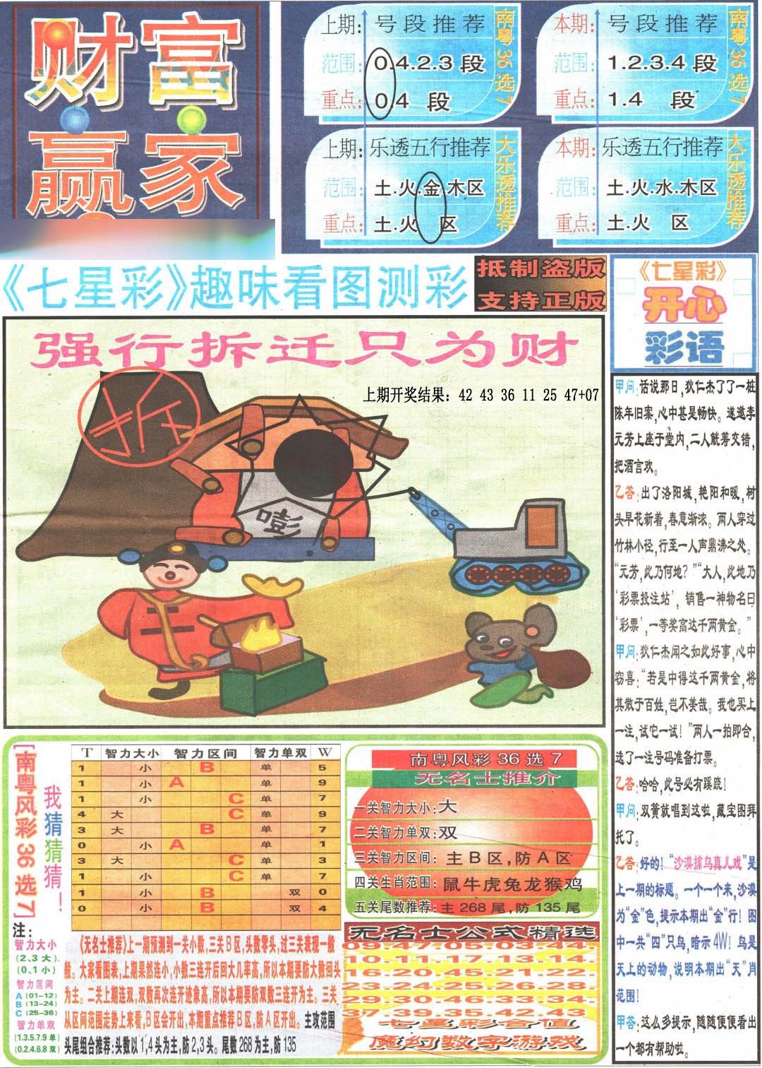 014期财富赢家（七星彩）[图]